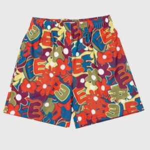 EE Floral Basketball Flower Shorts